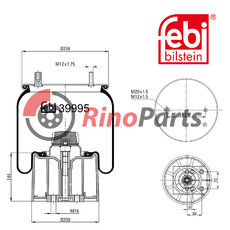 05.429.43.23.0 Air Spring with plastic piston