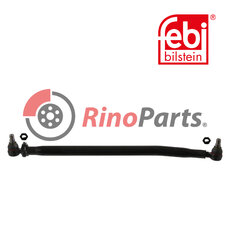81.46611.6081 Drag Link with castle nuts and cotter pins, from steering gear to 1st idler arm