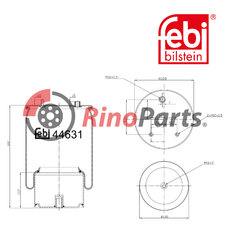 1794 428 Air Spring with steel piston