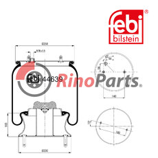 2 024 281 Air Spring with steel piston