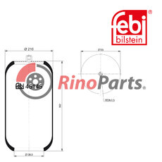 629 327 00 01 Air Spring without piston