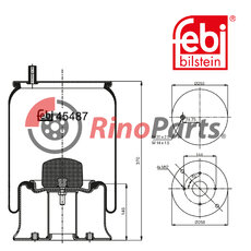 946 328 04 01 Air Spring with steel piston