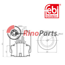 628 320 09 25 Air Spring with steel piston