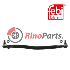 375 460 24 05 Drag Link with castle nuts and cotter pins, from steering gear to 1st front axle