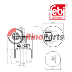 20554753 Air Spring with steel piston