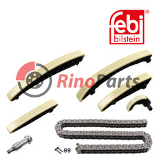 642 050 03 11 S6 Timing Chain Kit for camshaft, with guide rails and chain tensioner