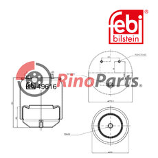 2028 899 Air Spring with steel piston